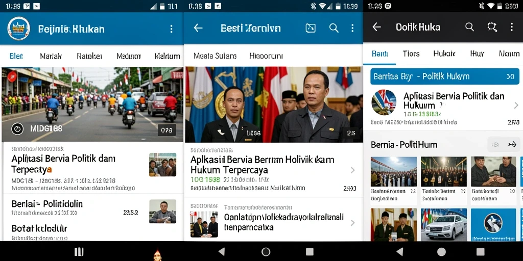 Antarmuka MDG188 yang ramah pengguna dan informatif.