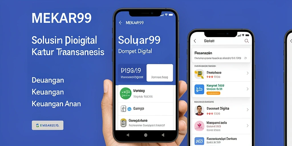 Tampilan antarmuka MEKAR99 yang modern dan fungsional.
